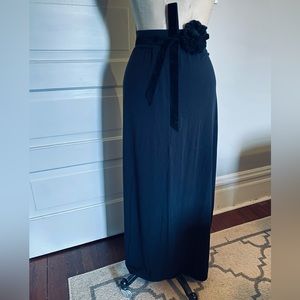 3 / $20 Sale! Gently loved XL J.Crew black jersey knit maxi skirt*